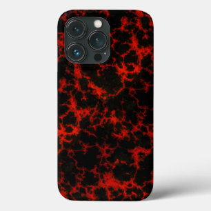 Energy Red and Black Flames iPhone 13 Pro Case