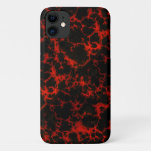 Energy Red and Black Flames iPhone 11 Case