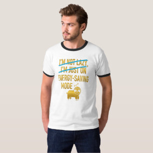 Energy-Saving Mode – Funny Sloth T-Shirt