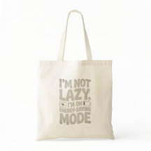 Energy Saving Mode Tote Bag