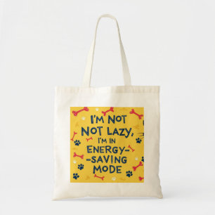 Energy savings quote shopping tote bag