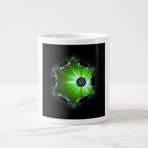 Energy Sphere Through The Fractal Portal Large Coffee Mug