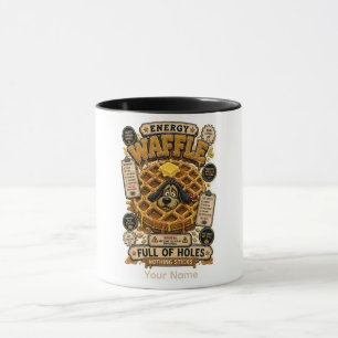 Energy Waffle Full of Holes Funny Spreadsheet  Mug