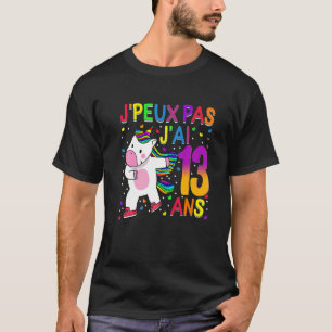 Enfant  13 Ans Fille Anniversaire Cadeau Licorne T-Shirt