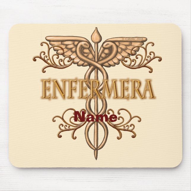 Enfermera nurse  mouse pad (Front)