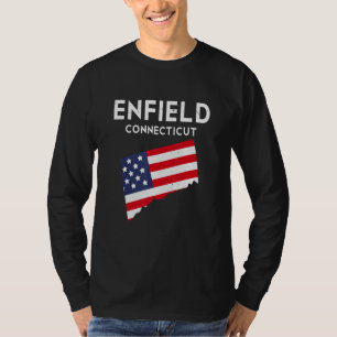 Enfield Connecticut USA State America Travel Conne T-Shirt