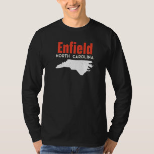Enfield North Carolina USA State America Travel T-Shirt