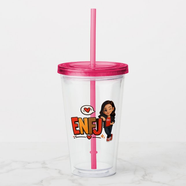 ENFJ ACRYLIC TUMBLER (Front)