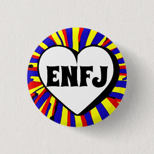 ENFJ MBTI 3 Cm Round Badge