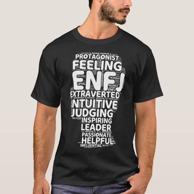 ENFJ Protagonist Funny Extrovert Personality Relat T-Shirt (Front)