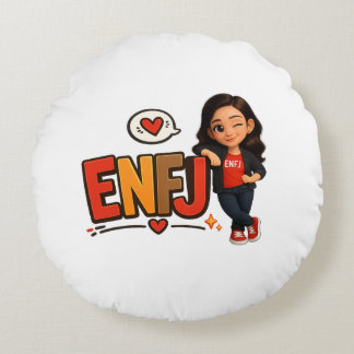 ENFJ ROUND CUSHION