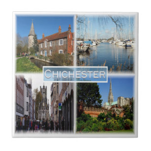 ENG007 CHICHESTER, Bosham Church and Brook House, Tile