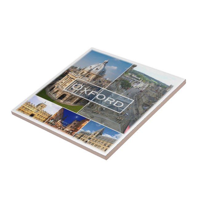 ENG020 OXFORD, England, Europe, Tile (Side)