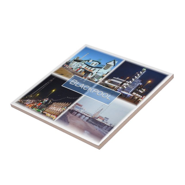 ENG032 BLACKPOOL, Lancashire, England, Tile (Side)