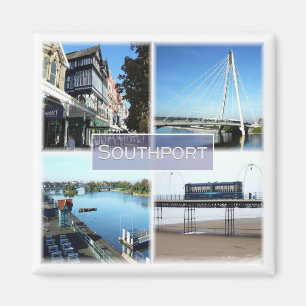ENG035 SOUTHPORT, England, Europe, Fridge Magnet