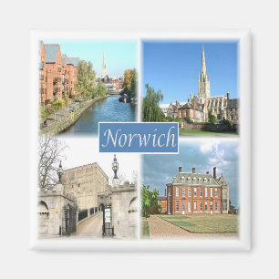 ENG054 NORWICH NORFOLK, England, Fridge Magnet