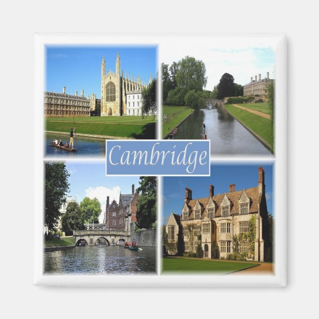 ENG058 CAMBRIDGE, England, Europe, Fridge Magnet (Front)
