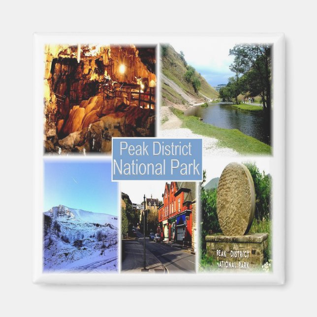 ENG061 THE PEAK DISTRICT NATIONAL PARK, Fridge Magnet (Front)