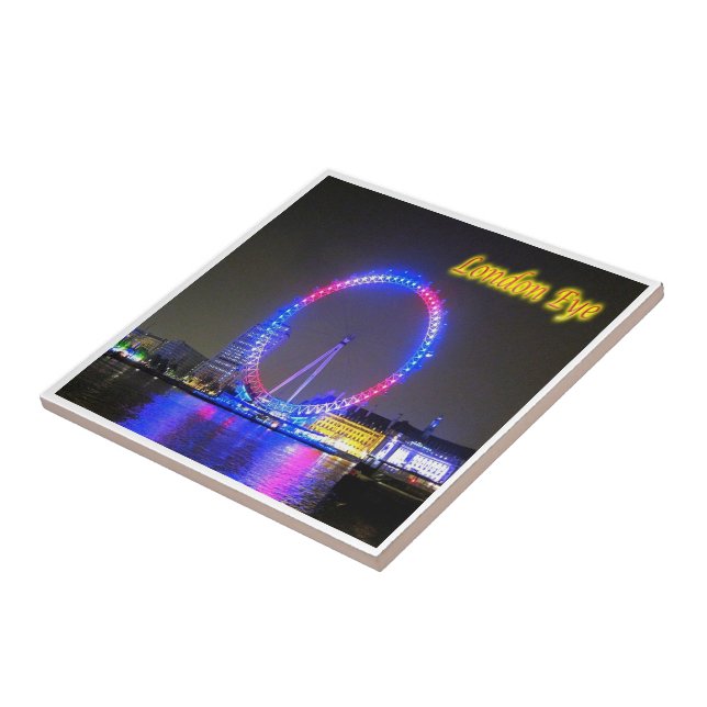 ENG081 LONDON EYE, England, Europe, Tile (Side)