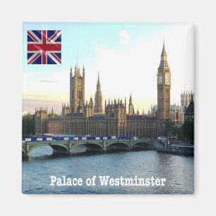 ENG086 LONDON PALACE OF WESTMINSTER, Fridge Magnet