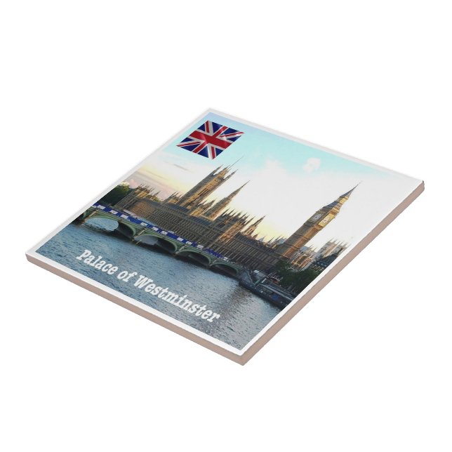 ENG086 LONDON PALACE OF WESTMINSTER, TILE (Side)