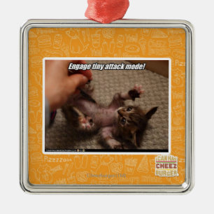 Engage tiny attack mode! metal tree decoration