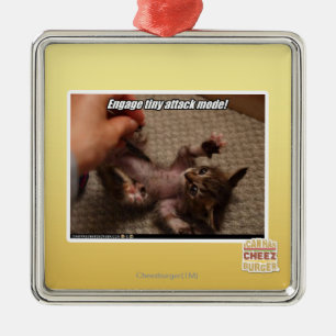 Engage tiny attack mode! metal tree decoration