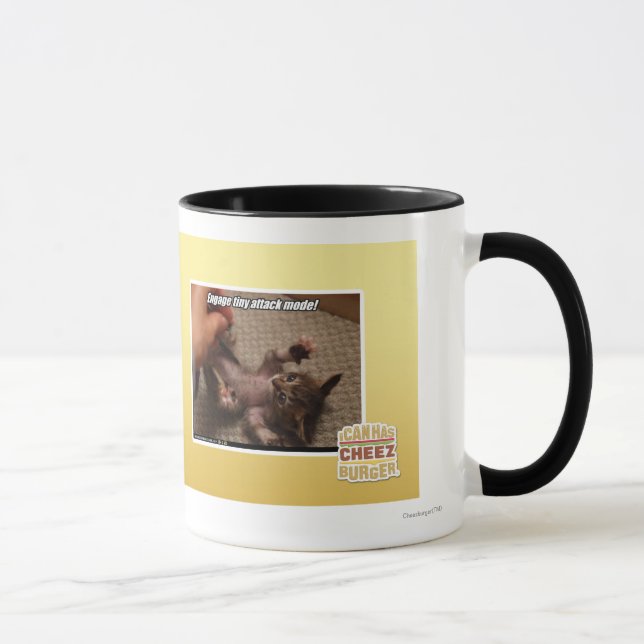 Engage tiny attack mode! mug (Right)
