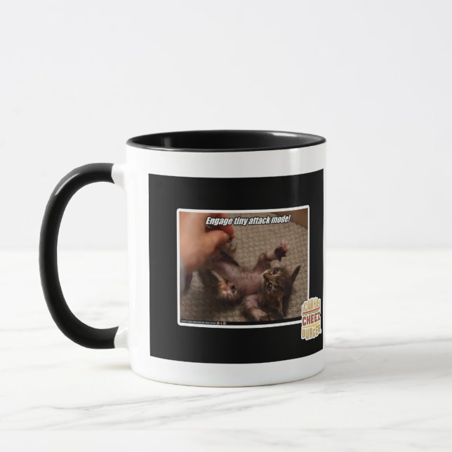 Engage tiny attack mode! mug (Left)