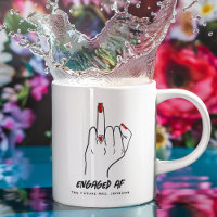 Engaged AF Bride Ring Finger Future Mrs.