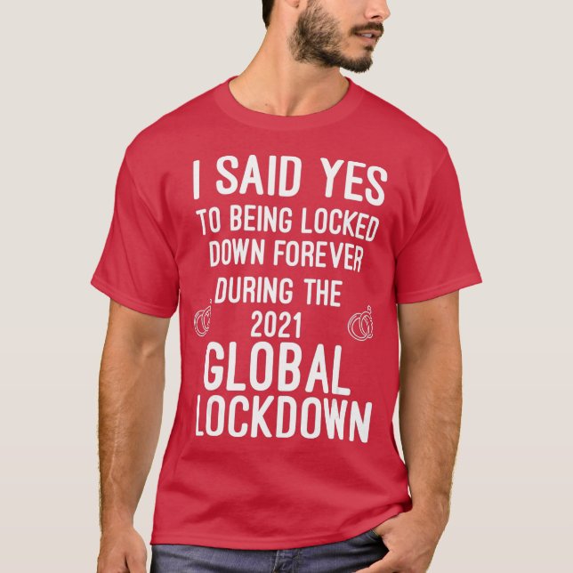 ENGAGED ANNOUNCEMENT 2021 FIANCEE QUARANTINE T-Shirt (Front)