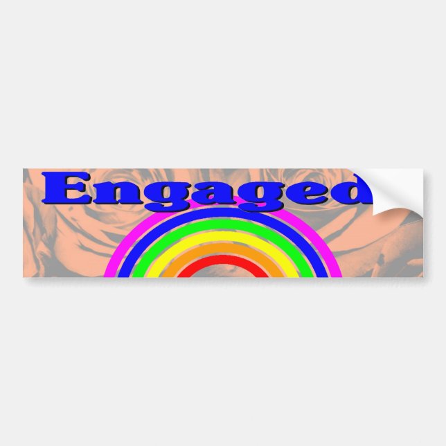 Engaged! Bumper Sticker (Front)