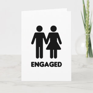 Engaged Couple Announcement