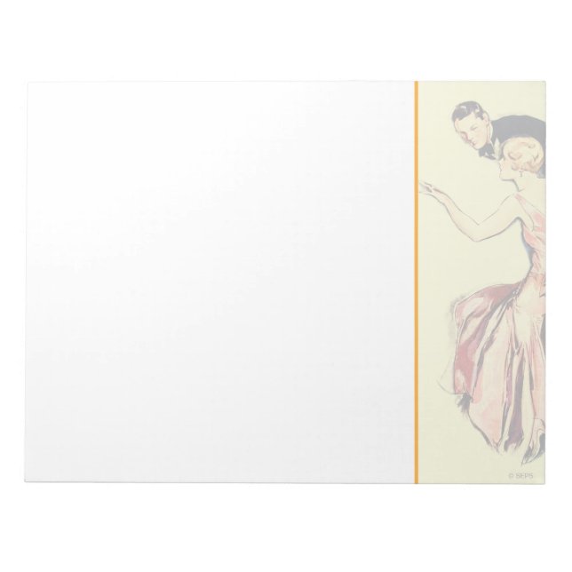 Engaged Couple Notepad (Front)