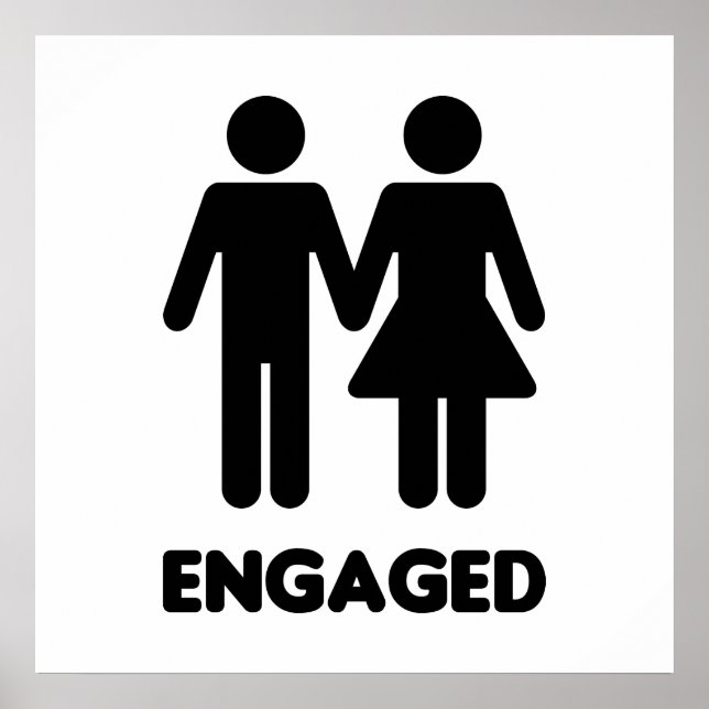 Engaged Couple Poster (Front)