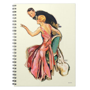 Engaged Couple Spiral Notebook