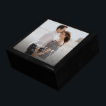 Engaged Forever Has a Nice Ring Photo Custom Gift Box<br><div class="desc">"Forever has a nice ring to it" photo custom gift box.</div>