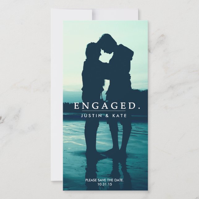 ENGAGED PHOTO CARD | CHRISTMAS (Front)