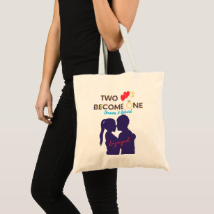 Engaged Two Hearts Become One  Tote Bag