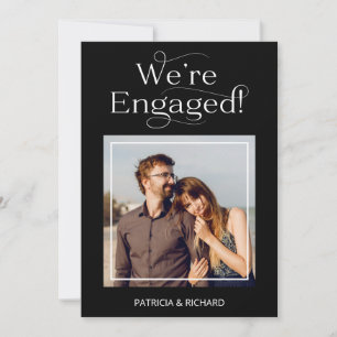 Engagement Announcement And Save The Date Photo
