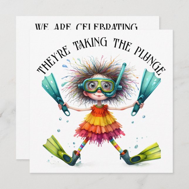 ENGAGEMENT ANNOUNCEMENT PARTY TIME  (Front/Back)