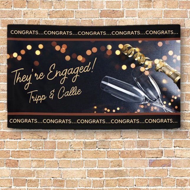 Engagement Congrats to the Couple Banner (Creator Uploaded)