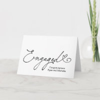 Engagement Congratulations Bride Groom Engaged