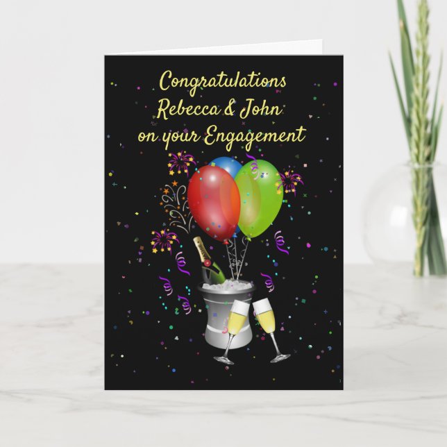 Engagement Congratulations Card (Front)