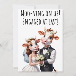 Engagement Congratulations Cards Funny Cow Card