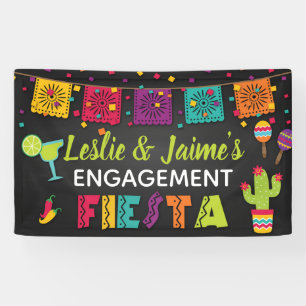 Engagement Fiesta Banner with Margarita