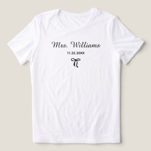 Engagement Future Wife Bride to be Engaged Mrs Gif Tri-Blend Shirt