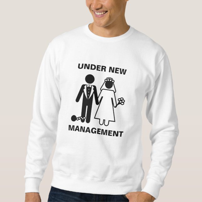 Engagement Gift for Him | Funny Saying Fiance  Sweatshirt (Front)