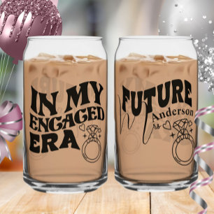 Engagement Gifts for Her / Future Bride to be  Can Glass