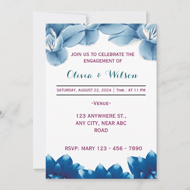Engagement Invitation (Front)